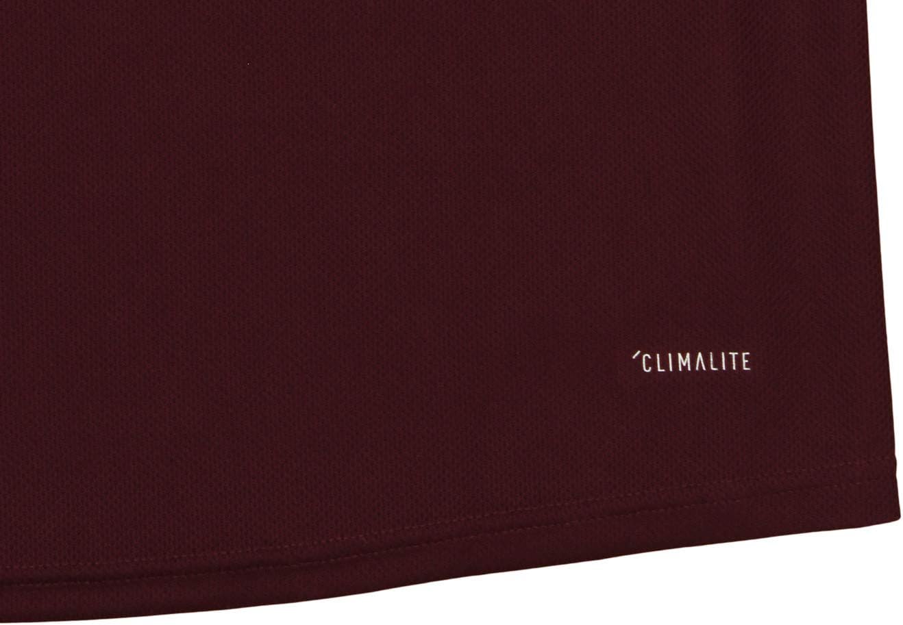 adidas Game Built Short Sleeve QuarterZip Top Men's Multisport, Maroon Medium