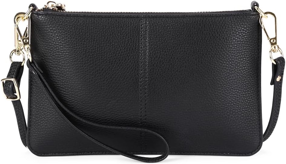 Large Capacity RFID Blocking Leather Women’s Wallet with Checkbook Holder