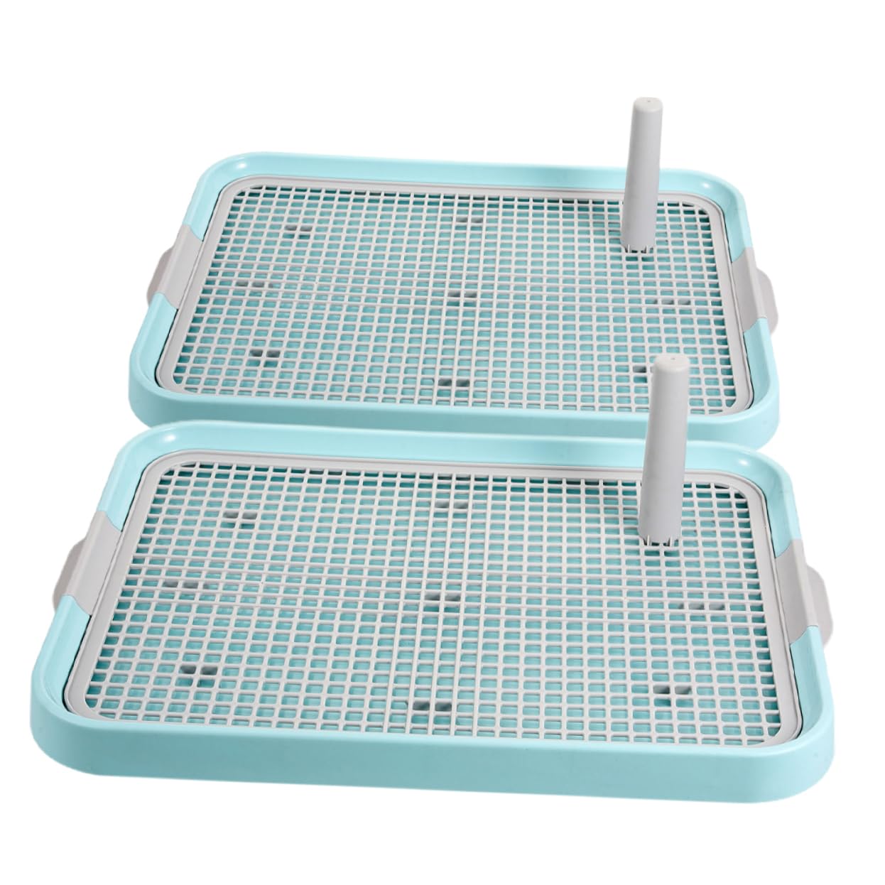 Yardwe Dog Potty Training Set Mesh Dog Toilet Pee Pad Potty Tray for Indoor Use