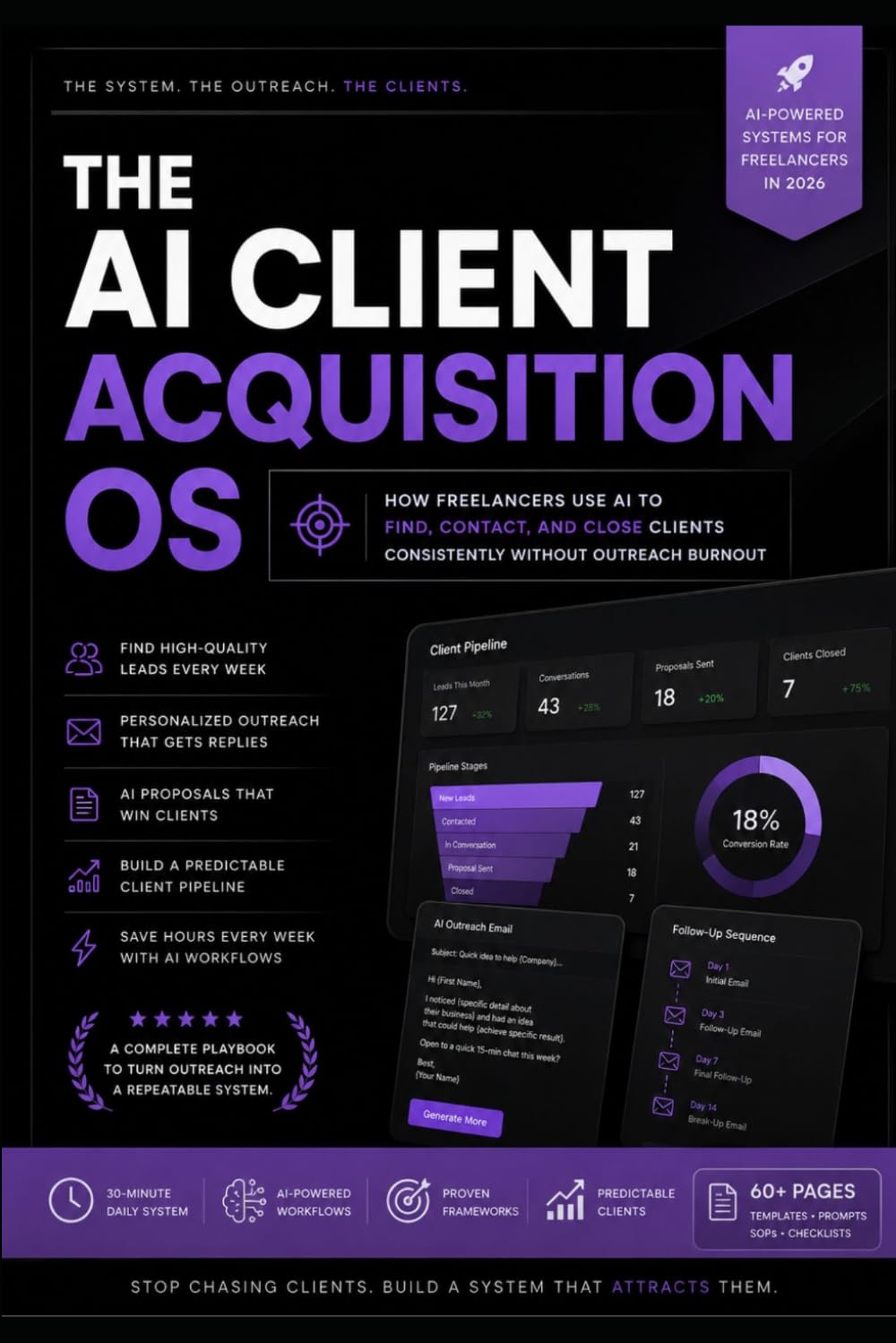 The Freelance Client Acquisition System: How to Get Consistent High-Paying Clients Using AI, Outreach, and Scalable Systems (Without Platforms or Referrals)