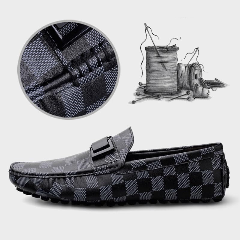 Shoes Men's Casual Low-top Slip-on Loafers Comfortable Soft-Soled Oxford Men Fashionable Versatile for Shopping Driving Business