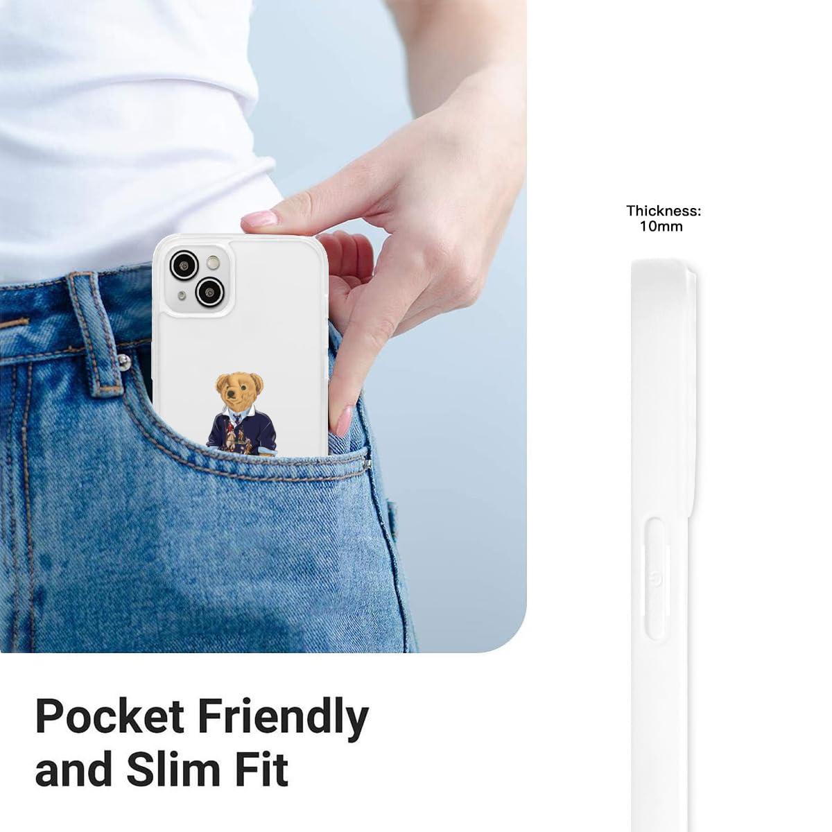 Amazon.co.jp: くま ポロベアー bear polo bear iPhone 15Plus ケース