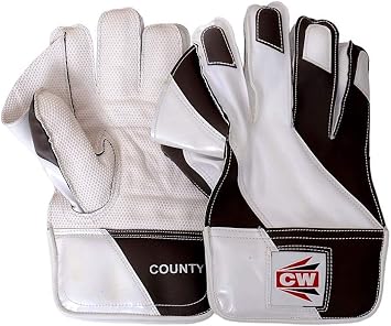 CW Defender Cricket Wicket Keeping Gloves with Wicket Keeping Gloves for Men Adult Senior Protective Gear Set Wicket Keeping Legguards with Wicket Keeping Gloves