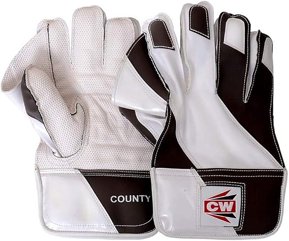 CW Defender Cricket Wicket Keeping Gloves with Wicket Keeping Gloves for Men Adult Senior Protective Gear Set Wicket Keeping Legguards with Wicket Keeping Gloves