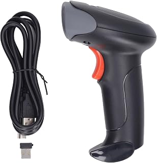 2D QRScanner Wireless, High Accuracy Recognition, High Speed Decoding, Portable Barcode Reader for Shopping Malls, Supermarkets