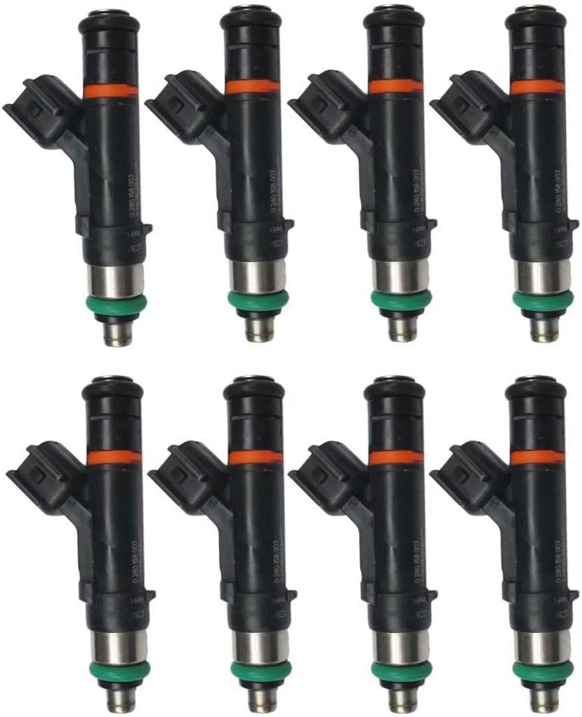 0280158003 822-11181 3L3E-D5A Fuel Injectors For Ford 2004 F-150 5.4L V8 0280158003 Set Of 8 0280158003