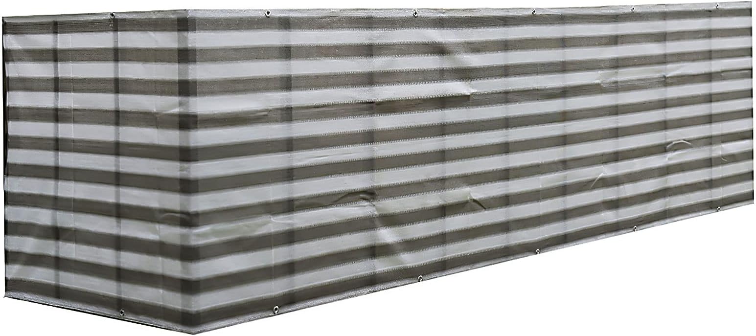 Balcony Privacy Screen 90 x 500 cm, Fence Screen for Balcony and Patio, Shade Screen Windbreak Fence Panel Cover UV Protection Water-Repellent Wind Protection for Swimming Pool Balconies