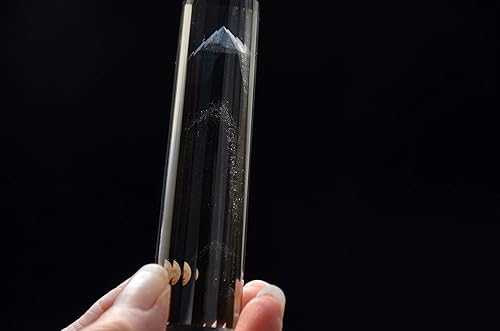 Miniatura 7 de Real Tibet Himalaya de alta altitud transparente de 24 caras con punta de cristal fantasma Vogel Varita de 5 pulgadas para curación espiritual Reiki