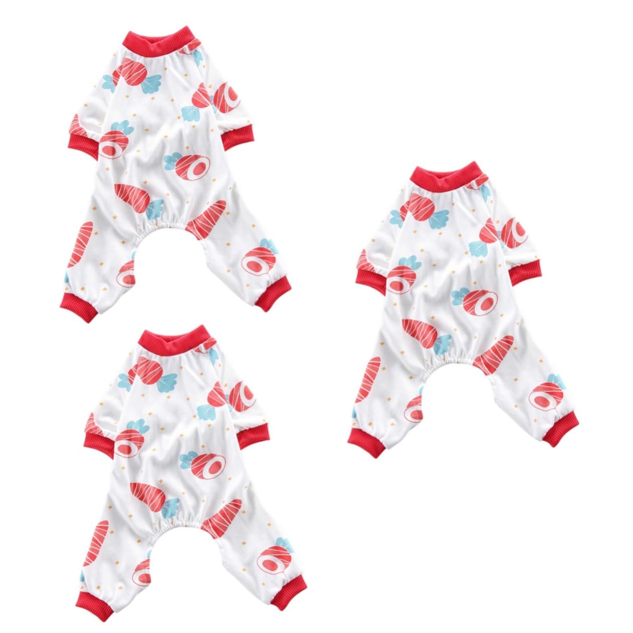 Pyjamas pour chien YARNOW | Lot de 3 barboteuses d'hiver pour chiot