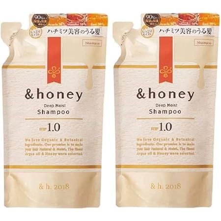 Amazon 2個セット ハニー アンドハニー ディープモイスト シャンプー1 0 つめかえ用 350ml 2 ハニー シャンプー 通販