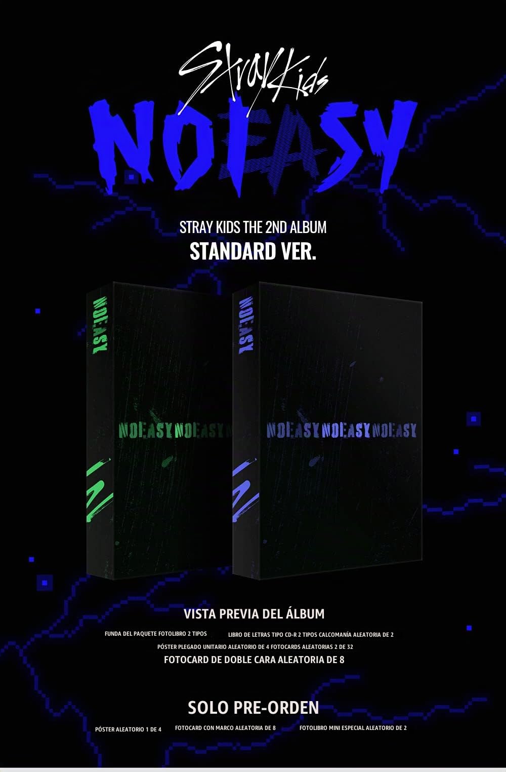 Amazon.com: JYP Ent. Stray Kids - NOEASY (Versión normal) (Vol.2