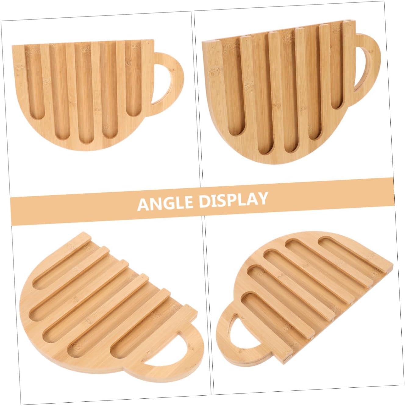 Wooden Capsule Display Rack Coffee Station Organizer Coffee Pod Holder Capsule Container