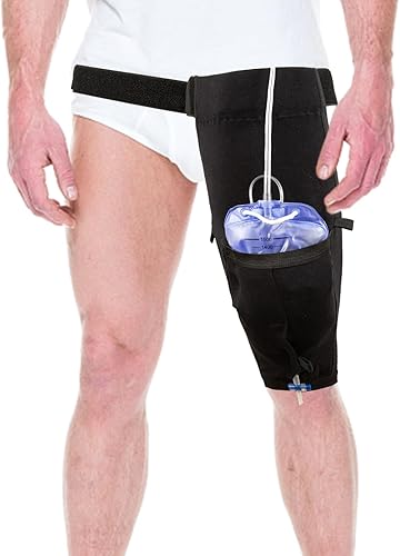 Soporte para bolsa de pierna de catéter, mangas de catéter Bolsa de pierna de orina con cinturón