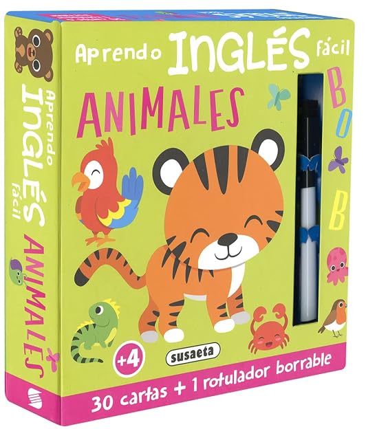 Portada de Aprendo inglés fácil. Animales