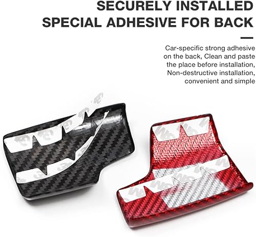 Miniatura 4 de Cubierta de fibra de carbono real para palanca de cambios Audi 2019-2025A6 S6 RS6 A7 RS7 2020-2025 S7 Q7 A8 S8 2021-2025 RSQ8 Accesorios de fibra de