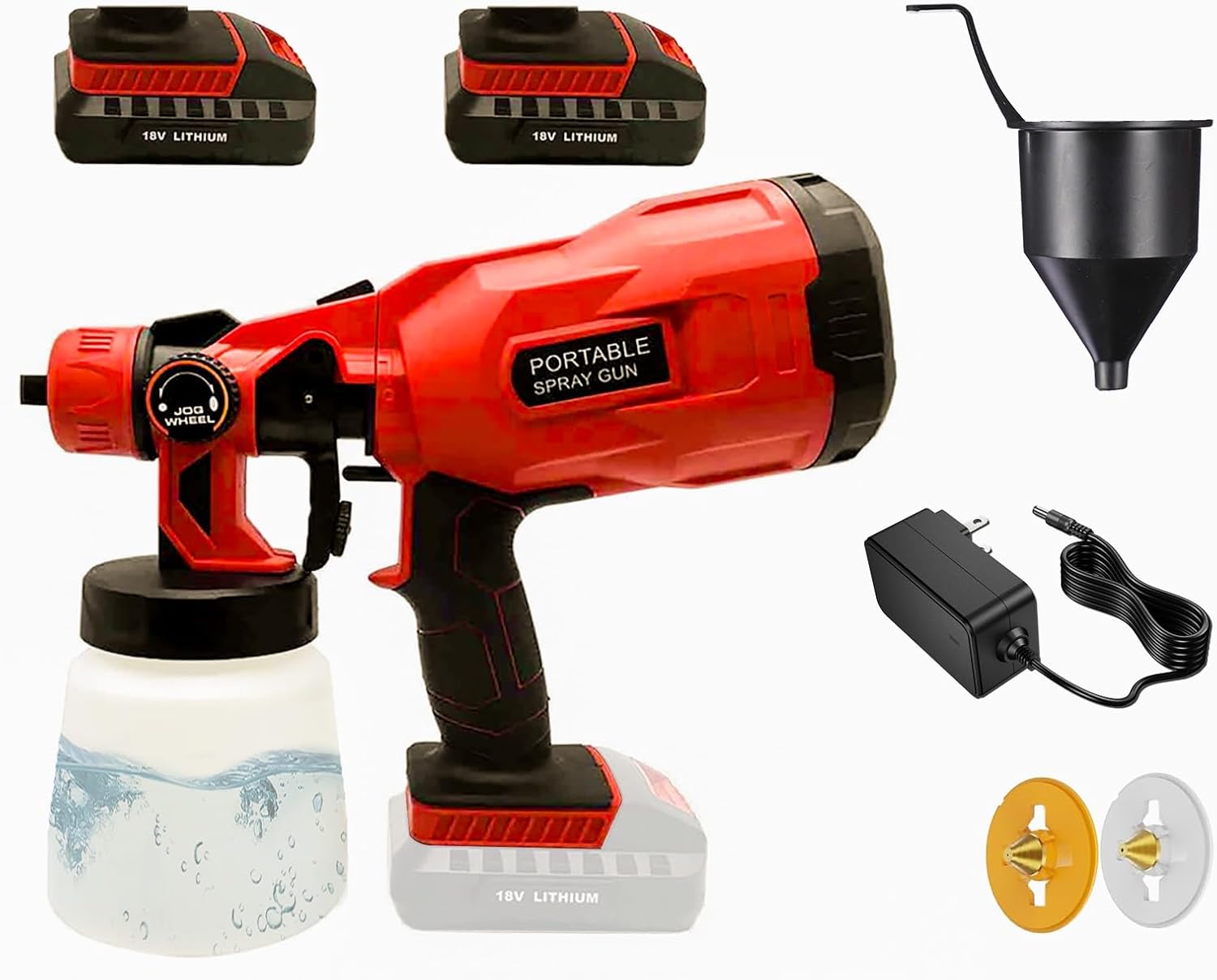 Cordless ULV Fogger Rechargeable Sprayer Atomizer Portable Aerosol Disinfectant Machine with 2 Batteries for School Hospital Buses and Taxis