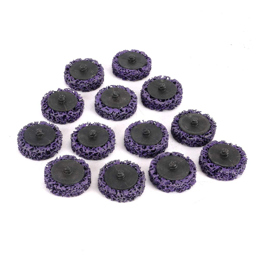 10 Pack 2" Strip Disc Rust Removal Wheel,Angle Grinder Disc Wheel,2 inch Quick Change Easy Strip & Clean Discs (Black)