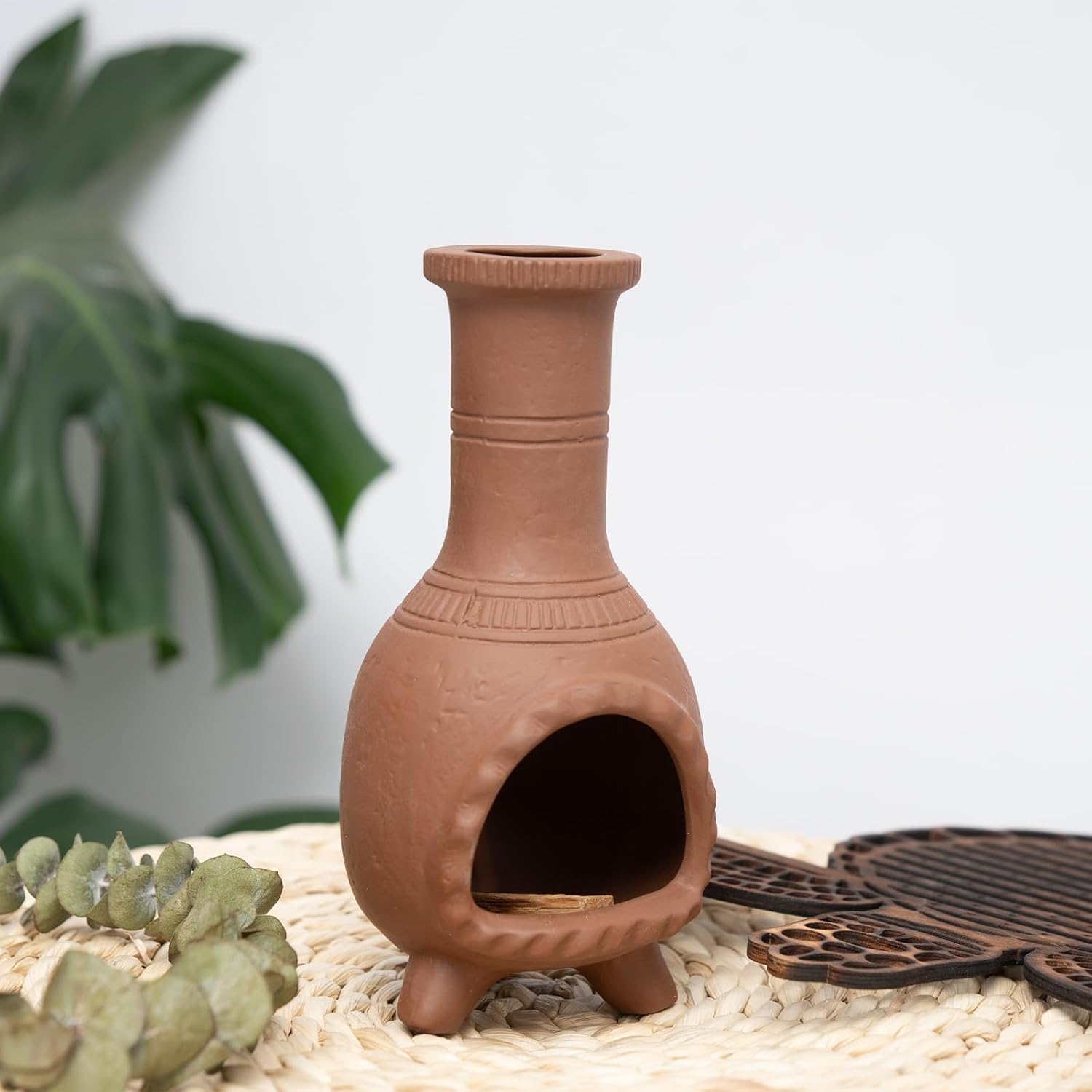 BOOXMIMI Handmade Palo Santo Holder and Sage Holder White Smudge Burner for Burning Sticks Incense Cone Bowl Ceramic Pot Ideal for Aromatherapy Home Decor Spiritual Practices - Image 3