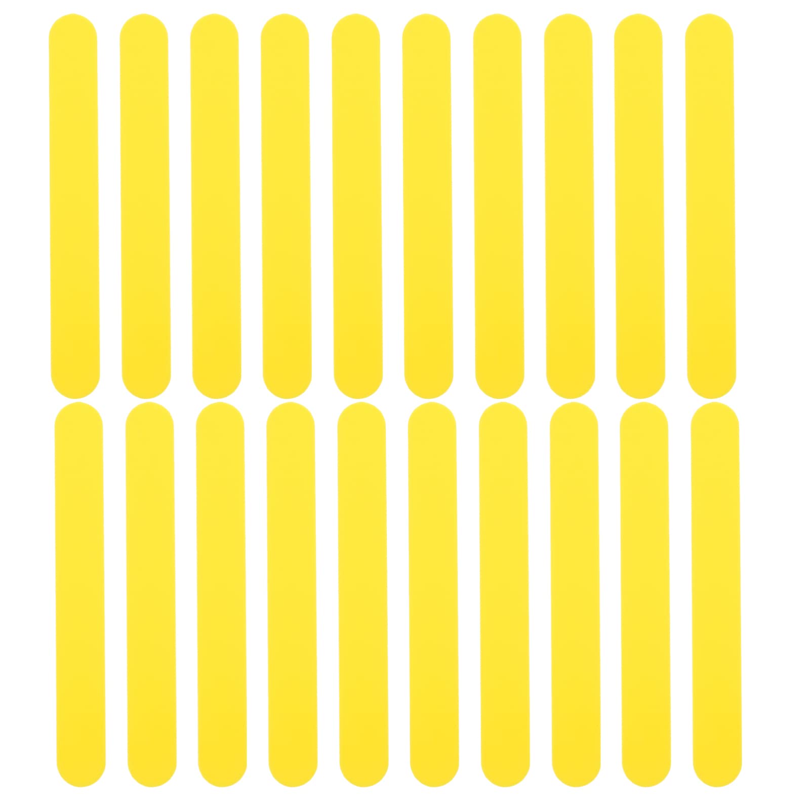 ibasenice 25pcs Professional Tongue Depressors Yellow Large Stir Sticks Easy to Use