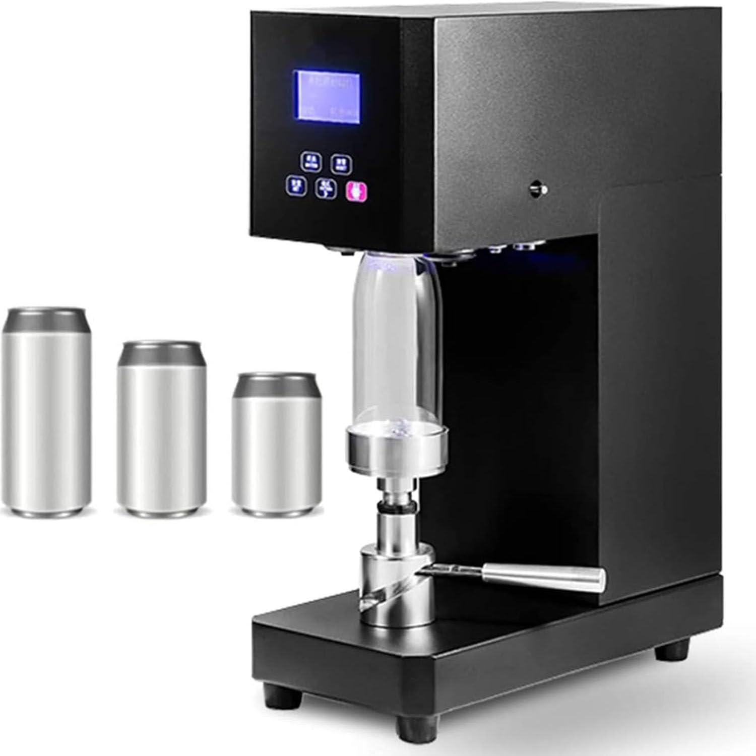 ASerZenith Automatic Can Sealer And Filling Machine, High-Speed Sealing Solution For Beer, Glass Jars, And Plastic Cans, Ideal For Bubble Tea Shops And Beverage Businesses,A