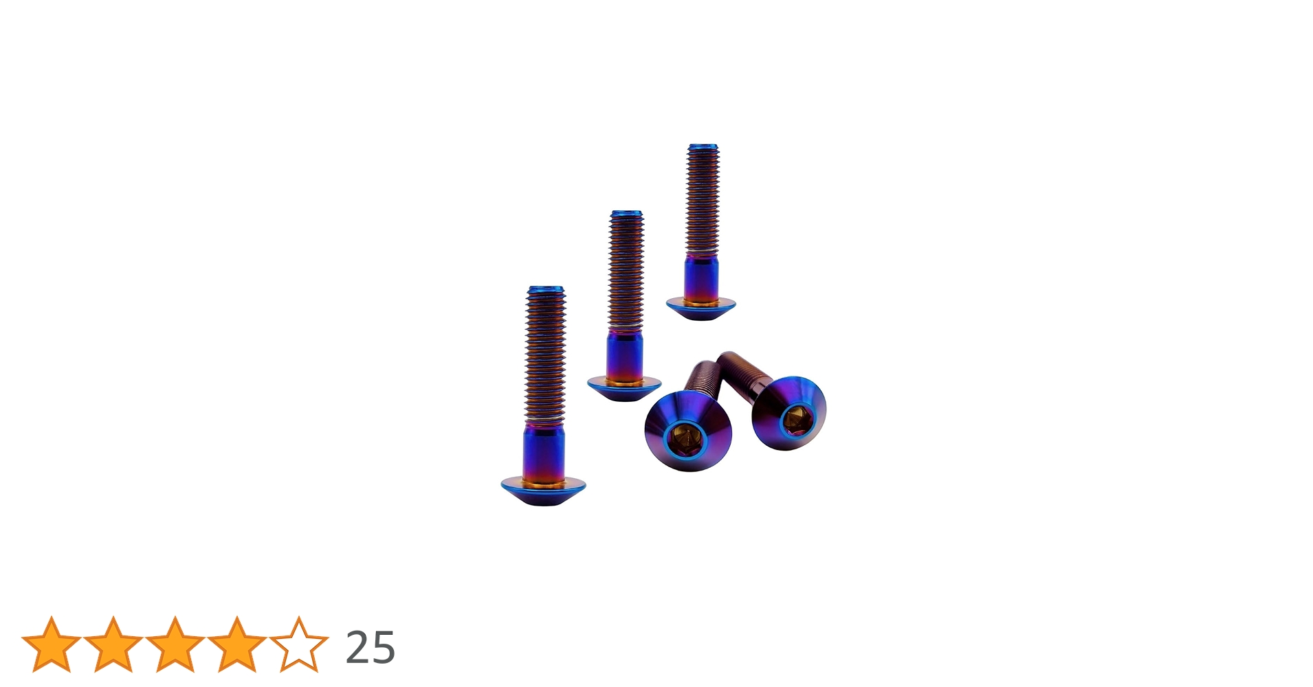 Amazon.co.jp: RISON-チタンボルト M4x0.7x8mm 傘ソケットヘッド