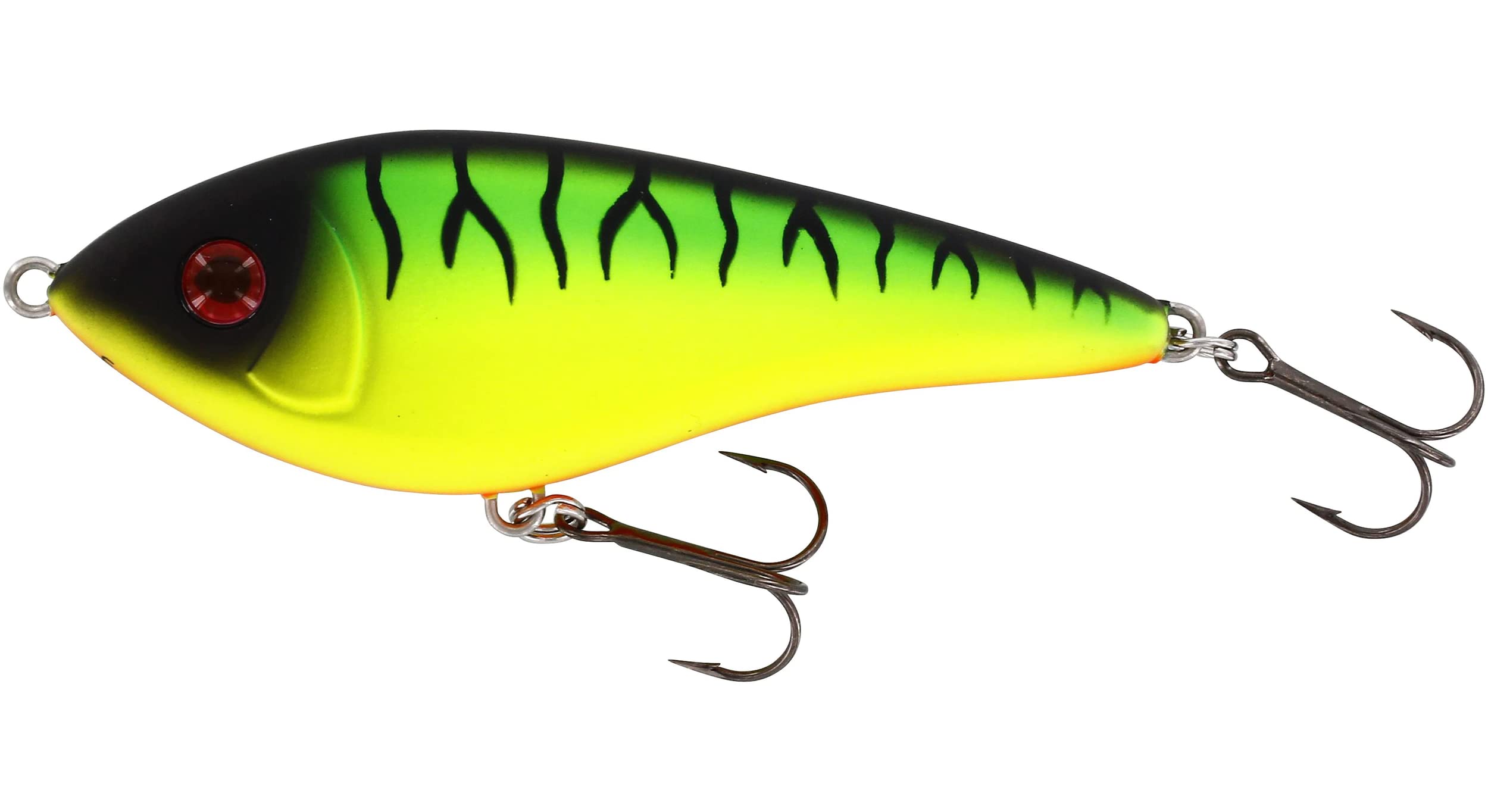 Westin Swim, 12 cm 53 g suspending jerk bait for fishing pike and sander, pike jerk bait for fishing spots, Firetiger, 12 cm