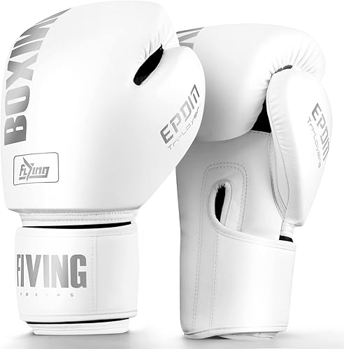 FIVING Guantes de boxeo para hombres y mujeres, adecuados para boxeo, kickboxing, artes marciales mixtas, muay thai, bolsa pesada de entrenamiento y
