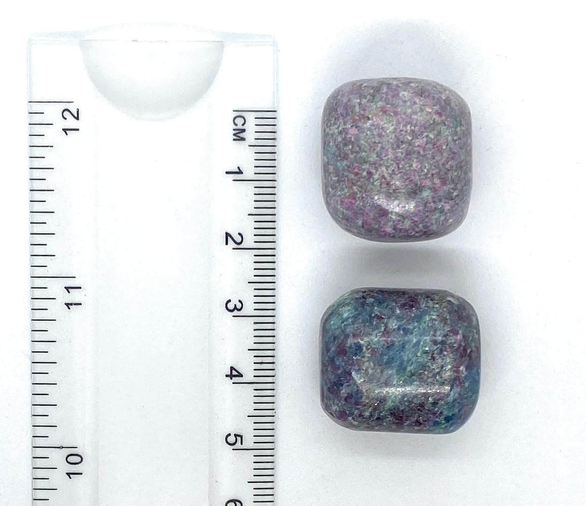 Ruby in Fuchsite Medium (2 cm) Crystal Tumbled Stone - 1 Pc - Image 3