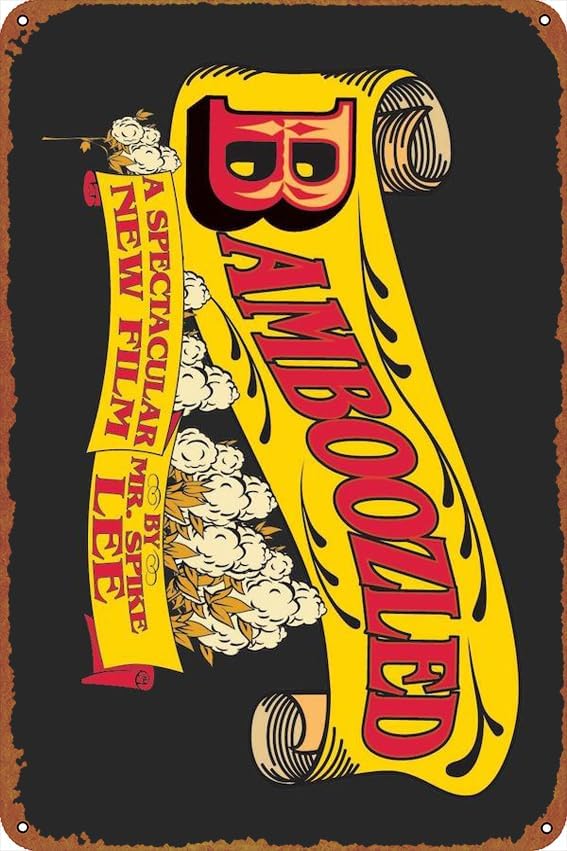 Carteles de metal Bamboozled con placa de metal, estilo vintage, pub, cafetería, bar, decoración de pared para el hogar, póster retro de 8 x 12