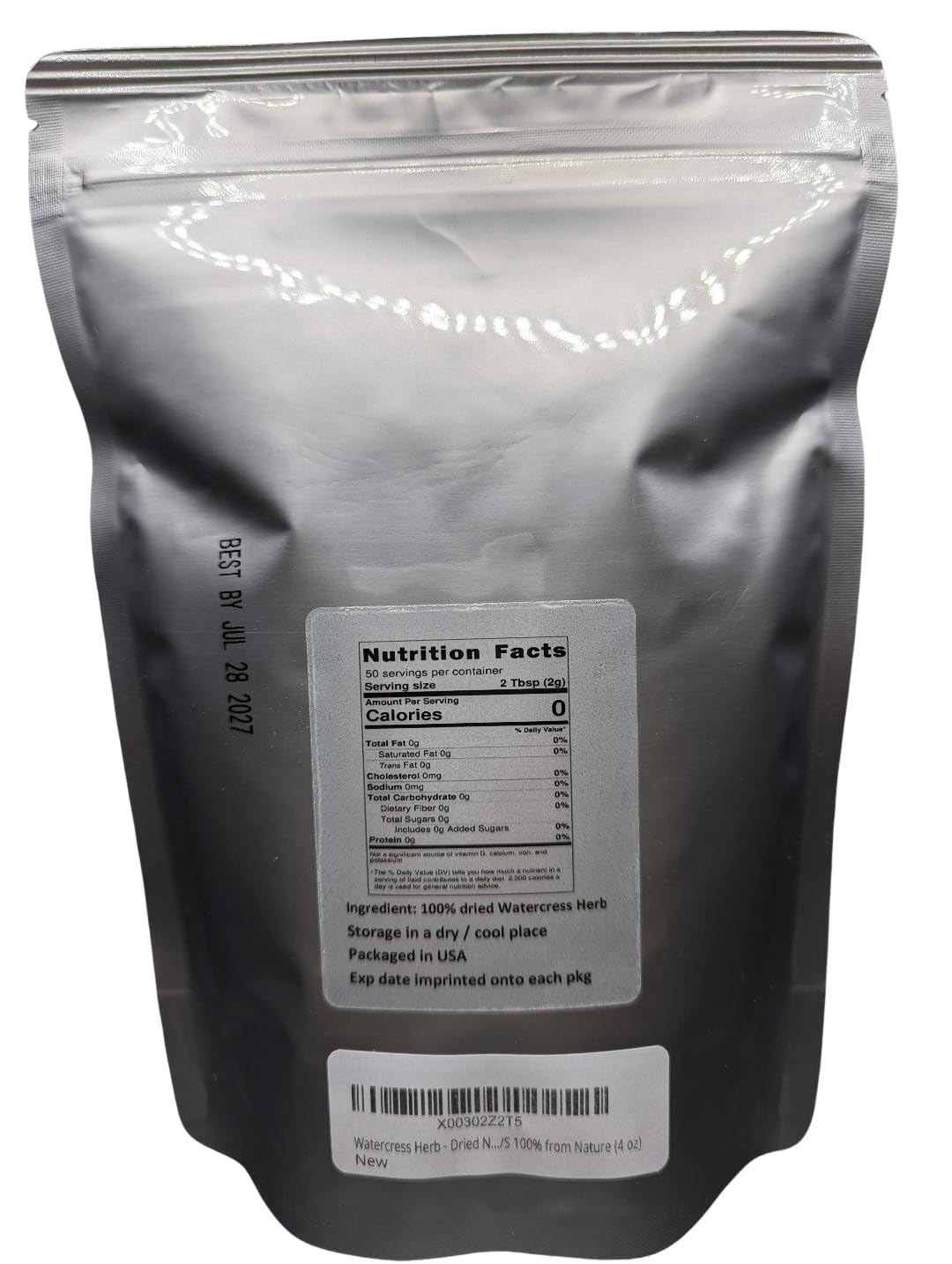 Watercress Herb - Dried Nasturtium officinale C/S 100% from Nature (8 oz)