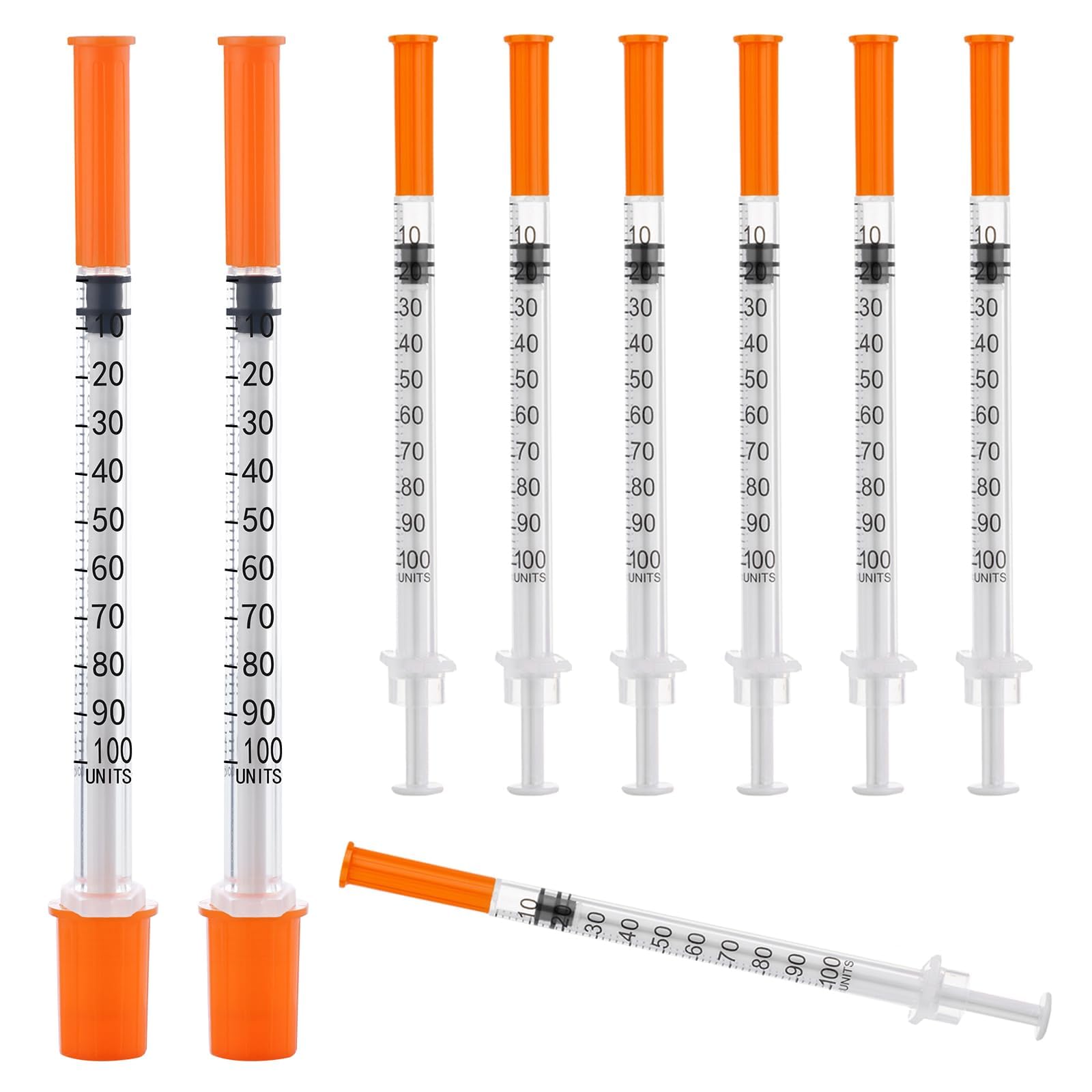 100 Pack 1ml Disposable Syringe, 31G 1cc 1/4 Inch (6mm) Lab Supplies Syringes, Individually Wrapped — Amazon image 18