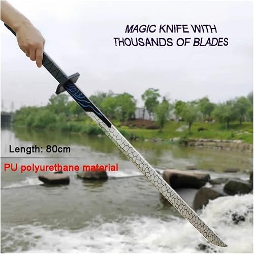 Miniatura 4 de damdos Accesorio de Halloween para Aqi Killer Siete Espadas Tijeras Cosplay Espadas Luminosas Espadas Luminosas Espuma PU Regalos de Cumpleaños para