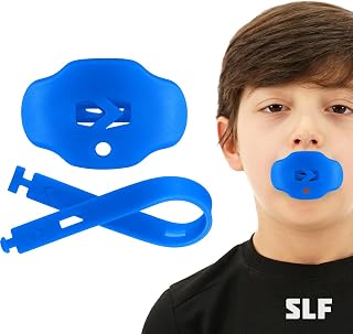 SLEEFS Kids Football Mouthguard with Strap for Teeth and Impact Protection | Soft material with maximum airflow for youth and adults; impact protection for flag football and 7-on-7 play and practice.