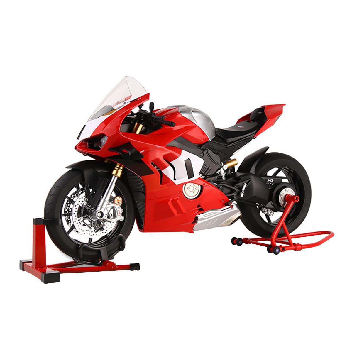 Cubertime 1/6 Scale Motorcycle Model Kit – Alloy Construction, Interactive Features with Fuel Tank and Throttle, Automotive Collectible (16+)