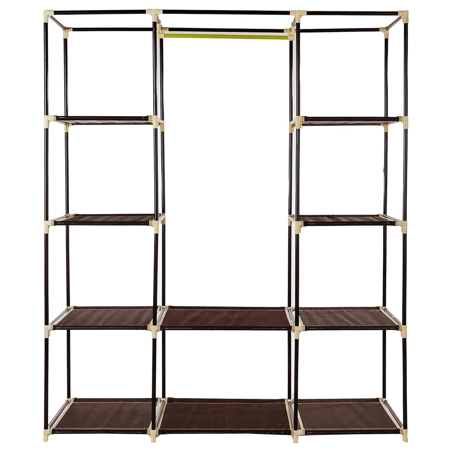 ZOSHOMI Orril Portable Collapsible Wardrobe Cabinet – DIY Modular Clothes Storage Organizer with Shelves – Lightweight, Foldable Almirah for Bedroom, Dorm, Rental Homes – Easy Assembly 4