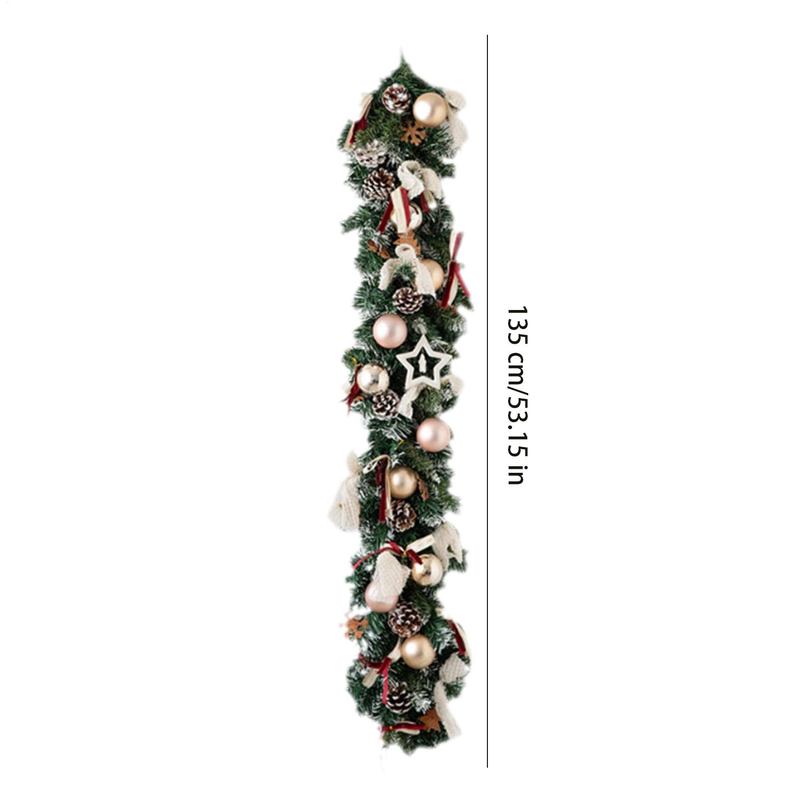 Christmas Garland Ornament, Festival Garland Decor, Rattan Wreath Garland, Pine Cone Garland, Christmas Table Decor, Outdoor Christmas Garland, Indoor Christmas Garland, Christmas Door Garland