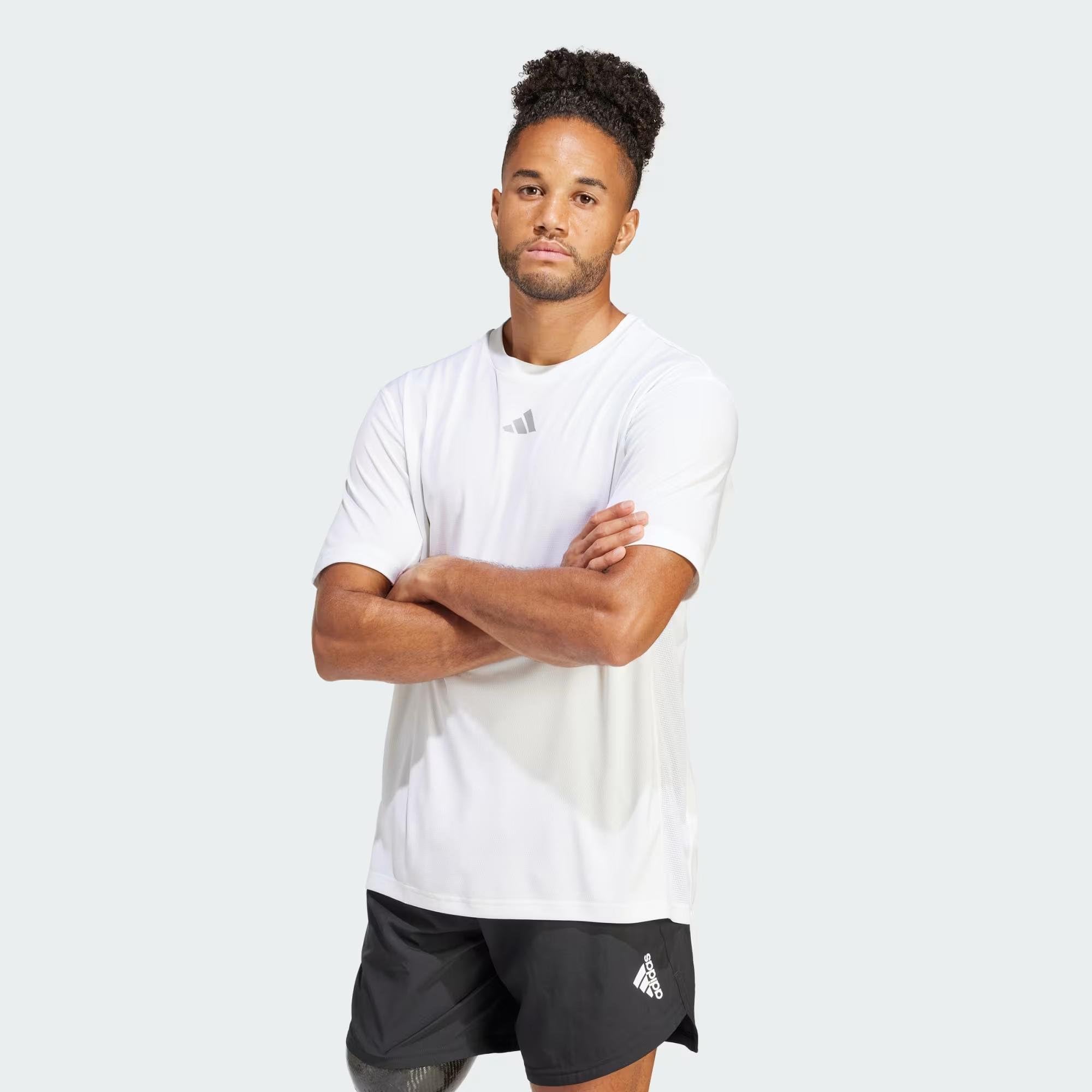adidas HIIT Workout 3-Stripes tee Camiseta Hombre