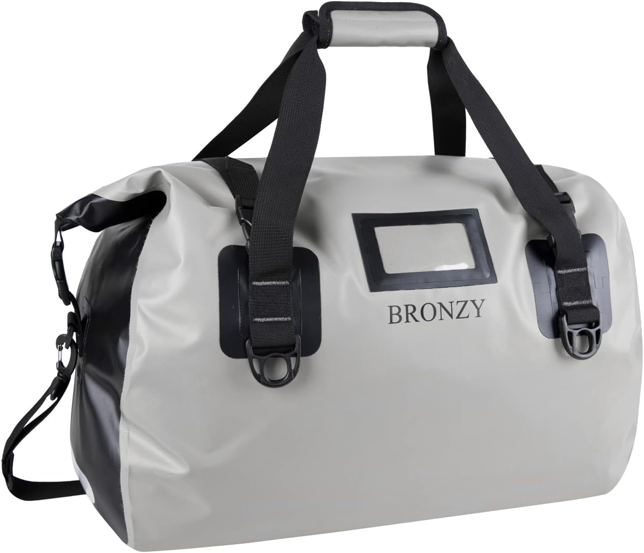 BRONZY Waterproof Duffel Bag 50L Dry Duffle Bag Heavy Duty Large Waterproof Bag drybag,Durable Straps And Handles,Large And Big Space,Heat Seal Finishing For Camping,Kayaking,Rafting,Boating,Travel