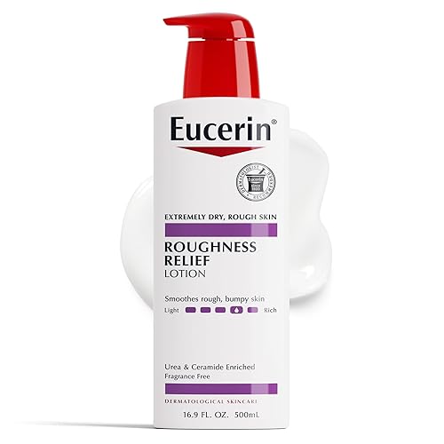 Miniatura 1 de Eucerin Loción corporal de alivio de la rugosidad para piel extremadamente seca y áspera, hidratante corporal enriquecido con urea, botella de 16.9