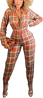 plaid romper womens
