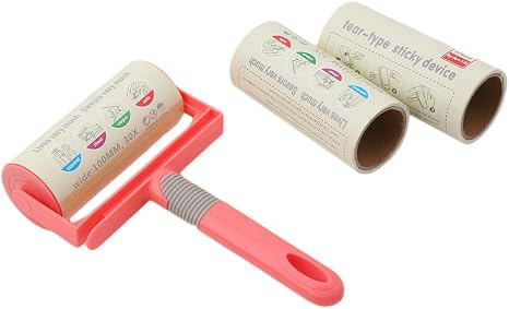 Amazon Pinking 粘着ローラー スペアテープ 強粘着掃除用品 毛取りクリーナー 簡単抜け ペット 畳 ビニール床などで髪の毛 食べこぼし ホコリを簡単に取り除く 2本詰め替え 粘着式クリーナー オンライン通販