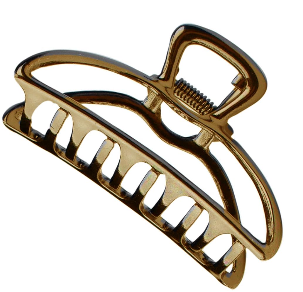 TROTH FASHION Metal Antique Gold Plated Hair Clips Women, Crystal Rhinestone Hair Claw, Diamante Hair Clamp