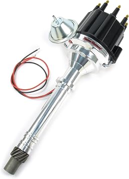 PerTronix Electronic Distributor - Flame-Thrower Billet - D7100710 | for Chevrolet Small Block/Big Block, Ignitor III Plug and Play Ignition Distributor, Vacuum/Mechanical Advance