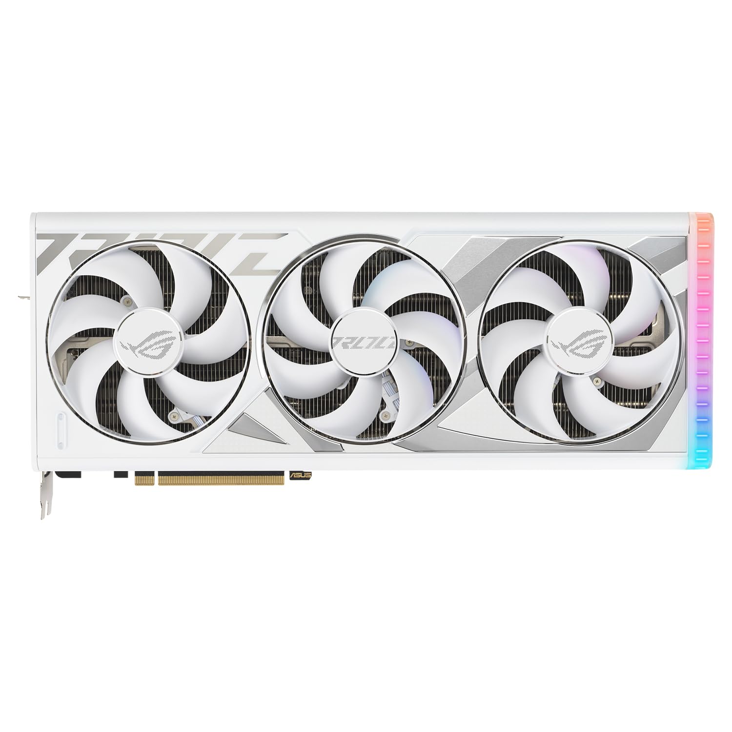 ASUS ROG Strix NVIDIA GeForce RTX 4080 SUPER OC Edition Scheda Grafica 16 GB GDDR6X, 256 Bit, PCIe 4.0, HDMI, DisplayPort, Bianco, ROG-STRIX-RTX4080S-O16G-WHITE