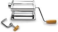 Vista 1 de Fox Run 57666 Máquina para hacer pasta/rodillo, acero inoxidable, 8 x 14 x 6.5 pulgadas