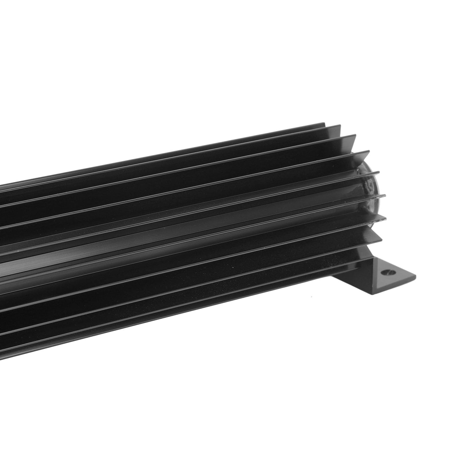 AMONIDA Radiatore Dell'olio per Trasmissione Alettato Universale da 18 Pollici Design in Alluminio Durevole per Auto Camion (BLACK)