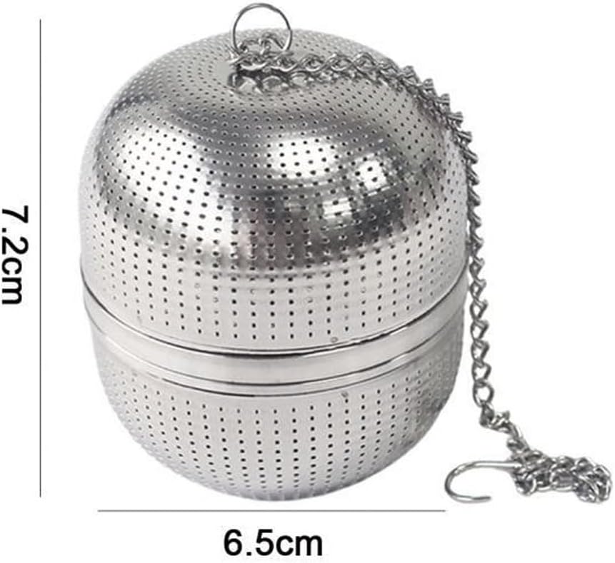 Tea Strainer， Long-Lasting Extended Chain Tea Ball Filter for Large Tea Brewing Filtering
