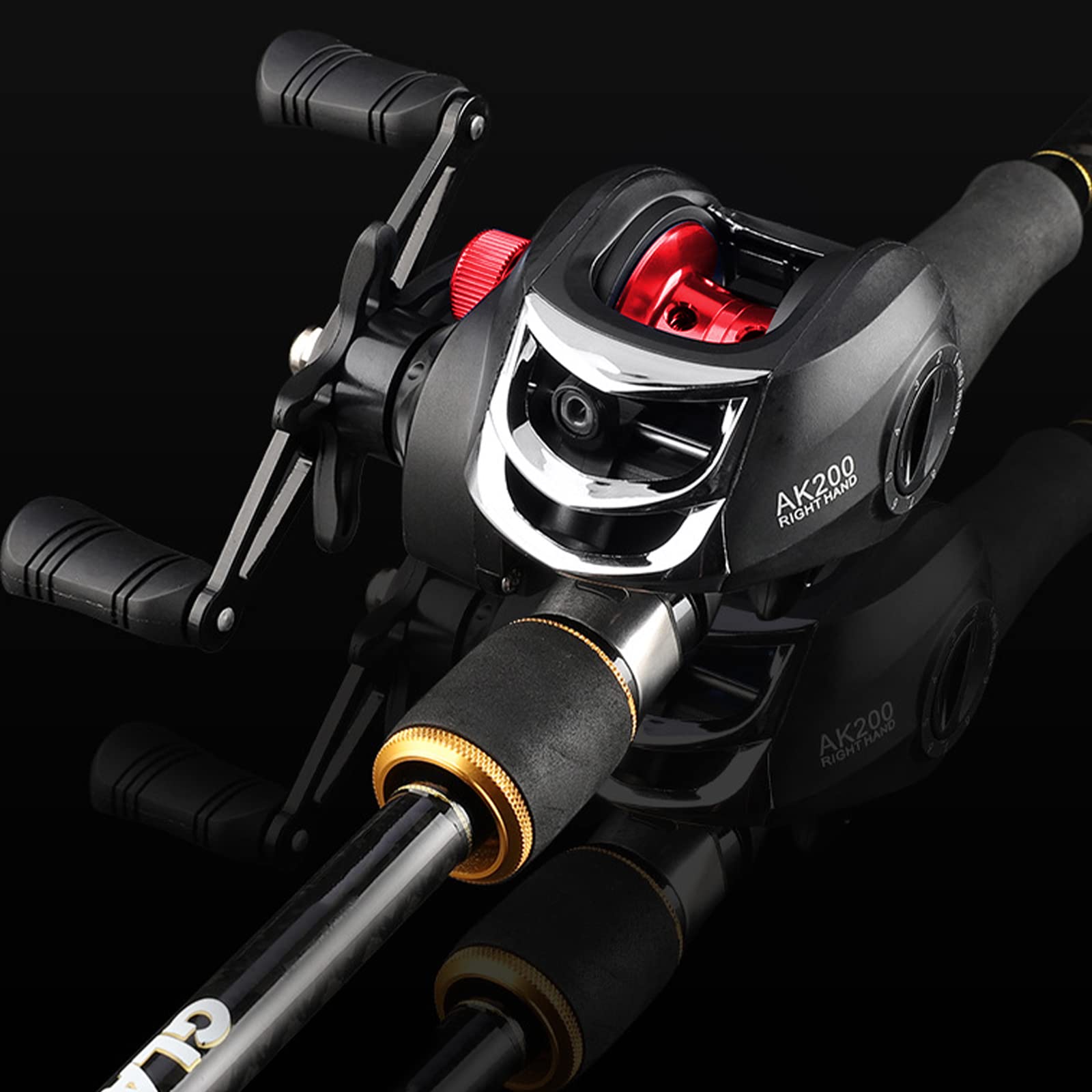 Menolana lbs/10Kg Max Drag 7.2:1 ers Unequaled High-tech Fishing Reels for Freshwater Saltwater Casting Reels, Right Hand