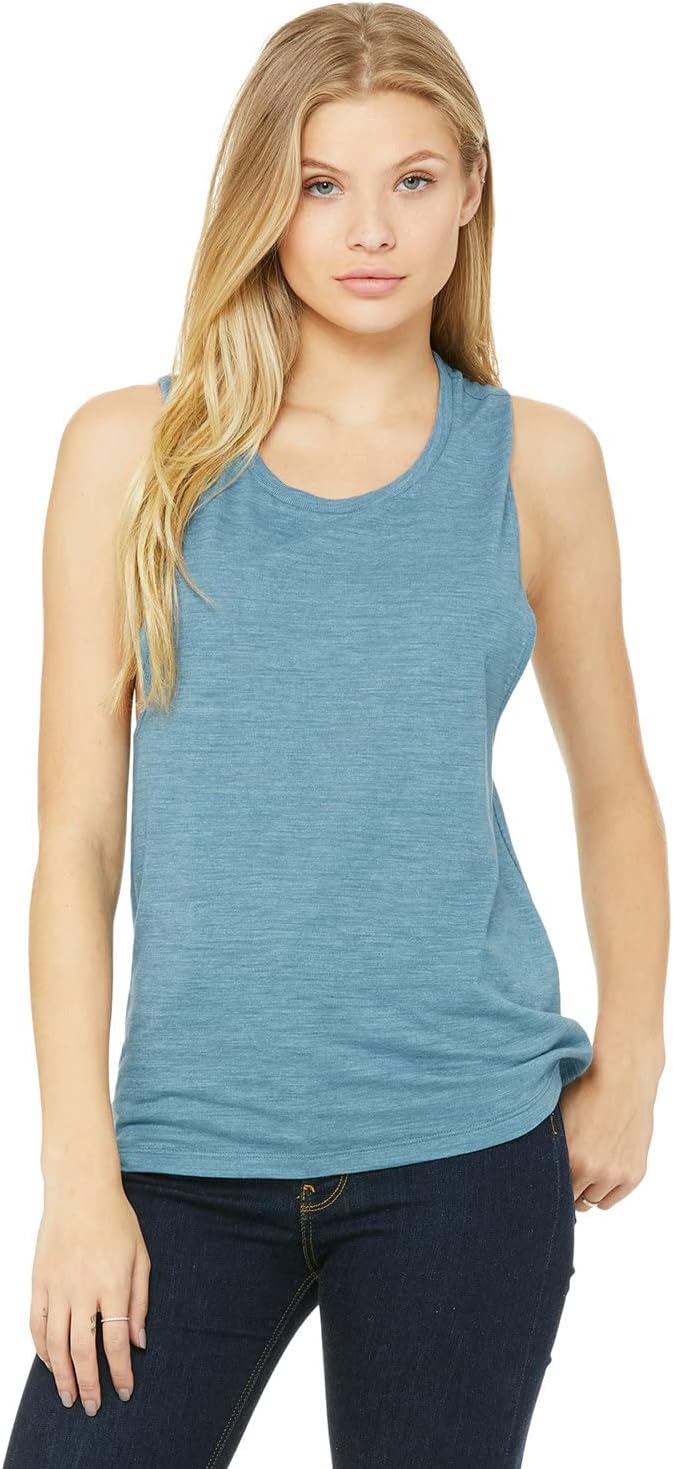 Bella Canvas Ladies' Flowy Scoop Muscle Tank XL Ethiopia Ubuy