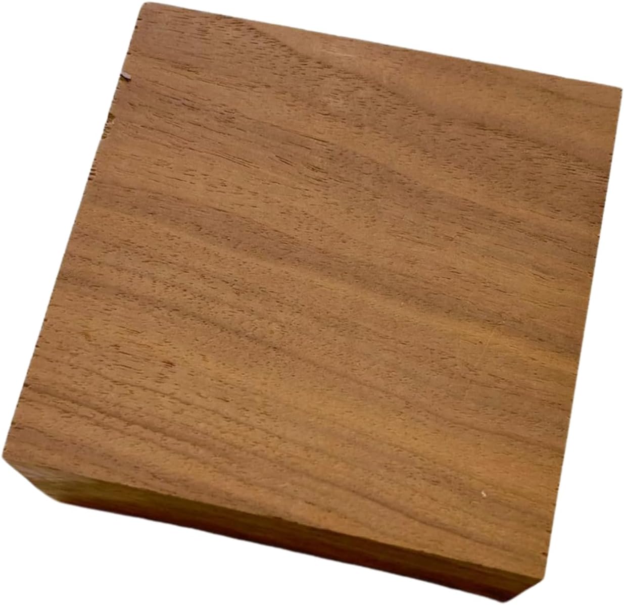 Black Walnut Wood Turning Bowl Blank 4x4x2, Kiln Dried, Turning Blank, Wood Block, Lathe Blank Square Wood, Bowl Blank 4x4x2